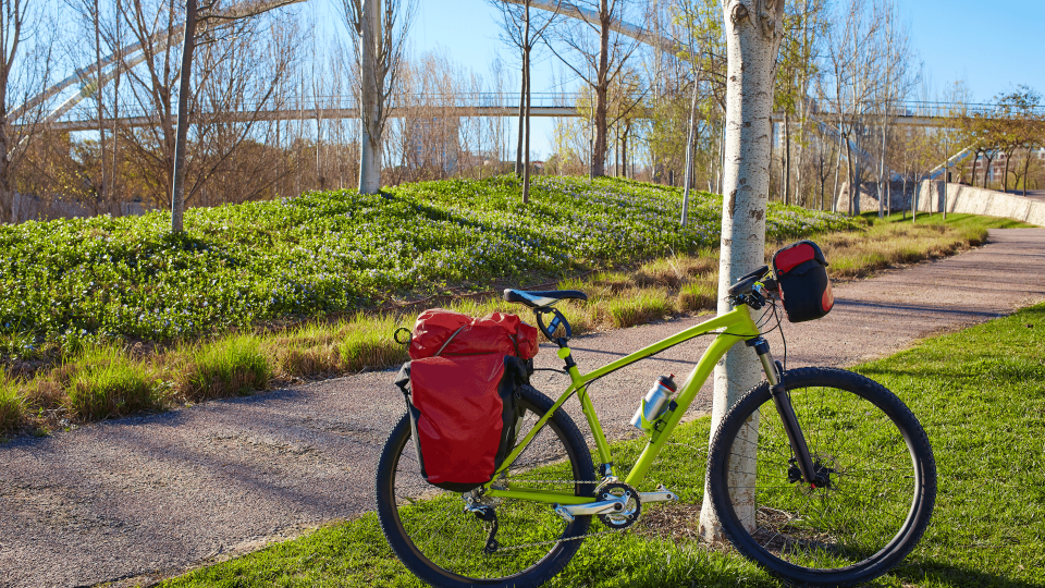 Caminhos verdes de Valência em bicicleta